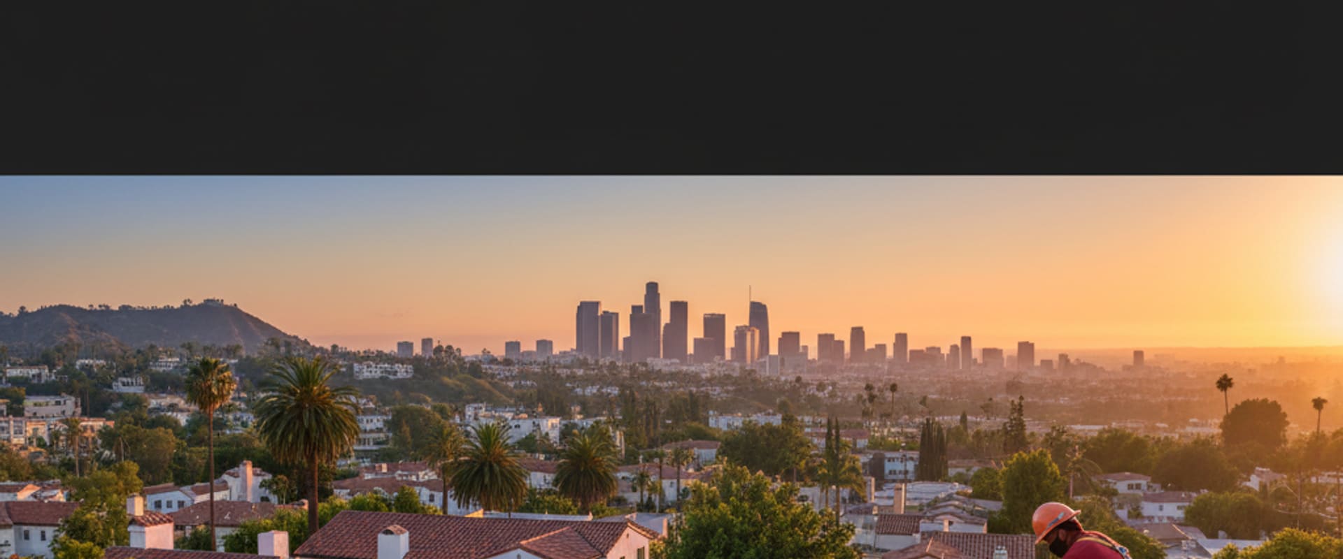 Modern residential roof showing quality craftsmanship by LA Roof Services