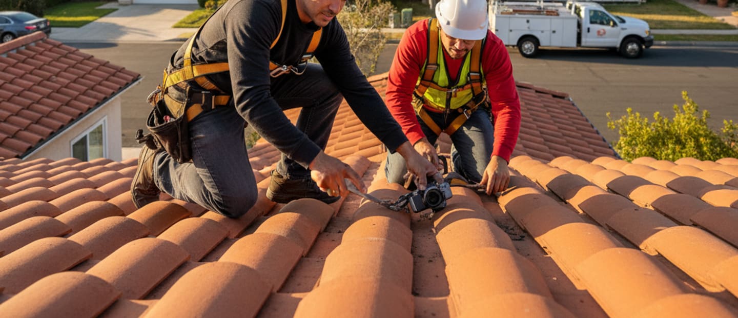 North Hollywood homes with newly inspected roofs by LA Roof Services